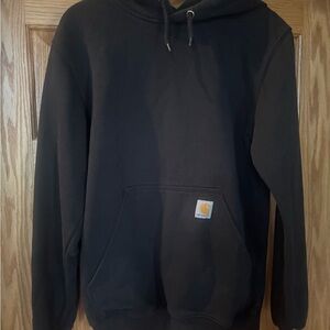 Carhartt Black Heavyweight Sweater with Quarter-Zip